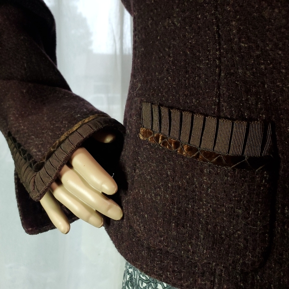 Vintage reversible Wool and Silk Jacket - Picture 3 of 8